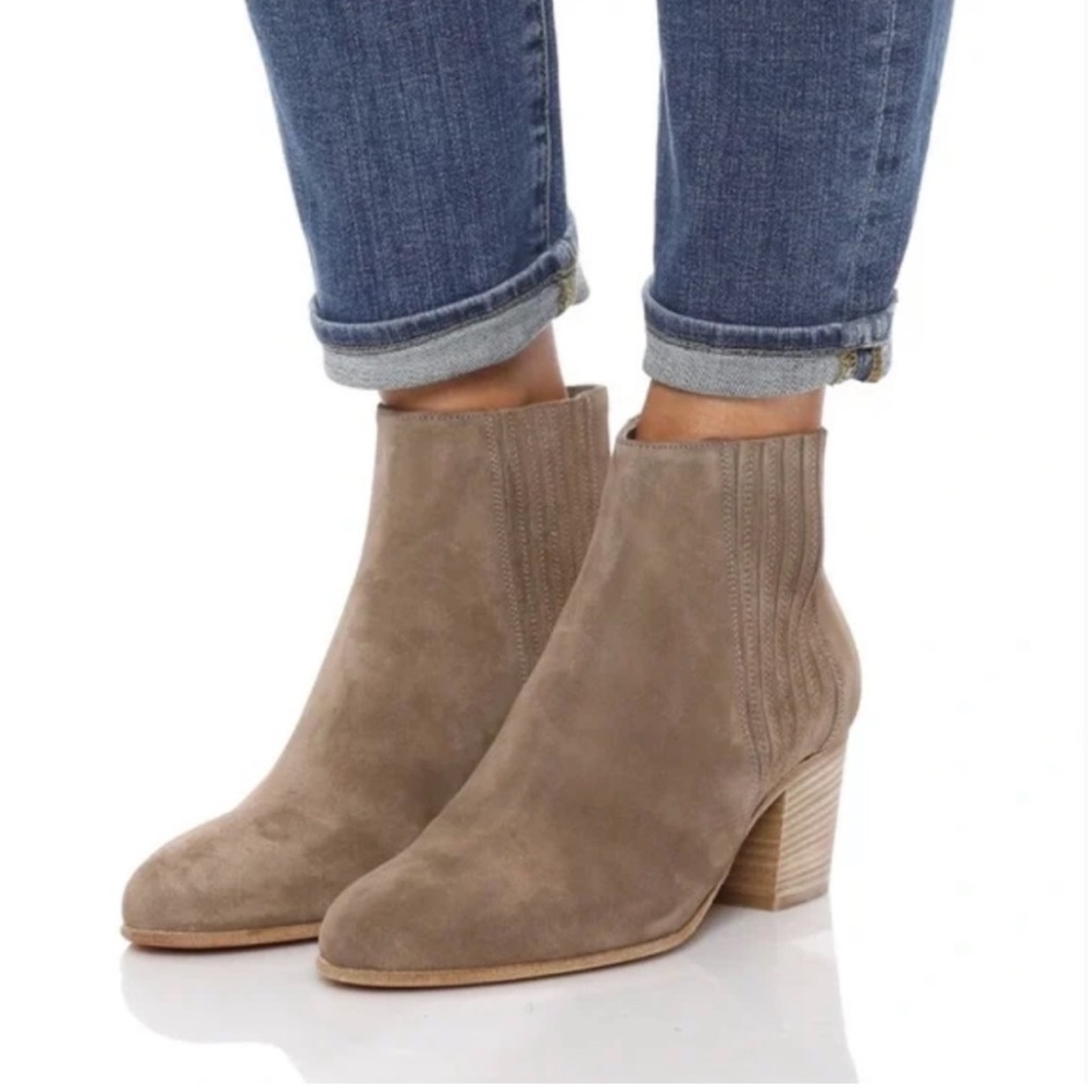 Vince Haider Suede Leather Ankle Boot Bootie - Picture 2 of 11